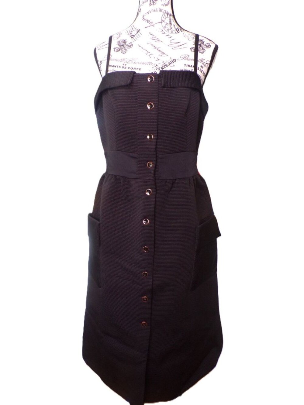 🆕TED BAKER Octovia Button Down Pockets Midi Dress 8 - Picture 9 of 16